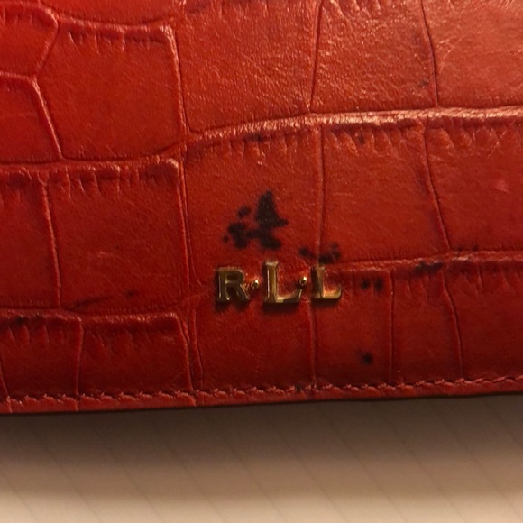 Red Ralph Lauren wallet - Picture 4 of 5